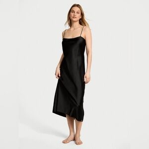 NWT Victoria’s Secret Luxe Satin Long Slip Dress